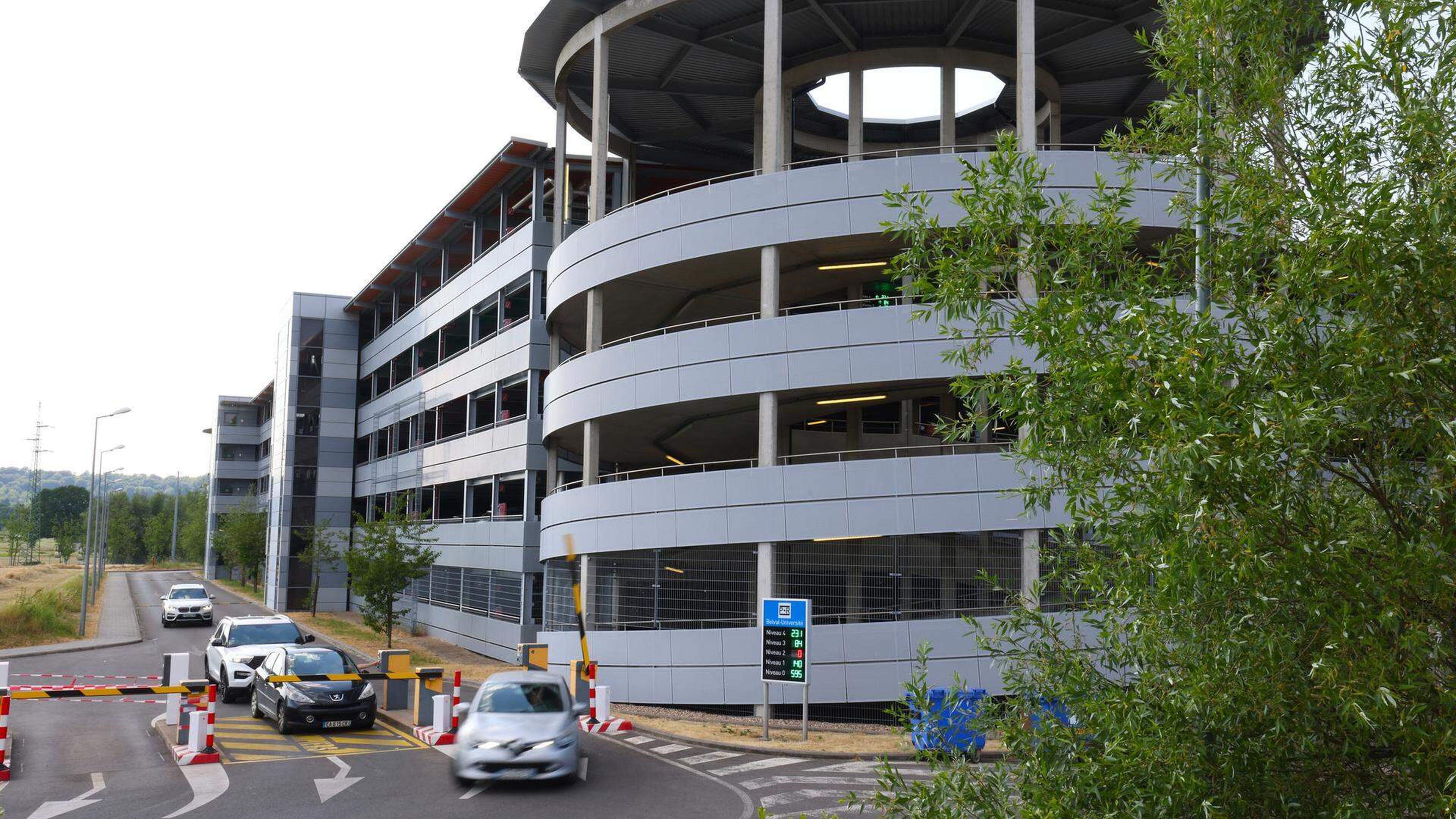 Parmi les trois nouveaux parkings P&R, Belval-Université est le plus occupé avec ses 1.611 places.
