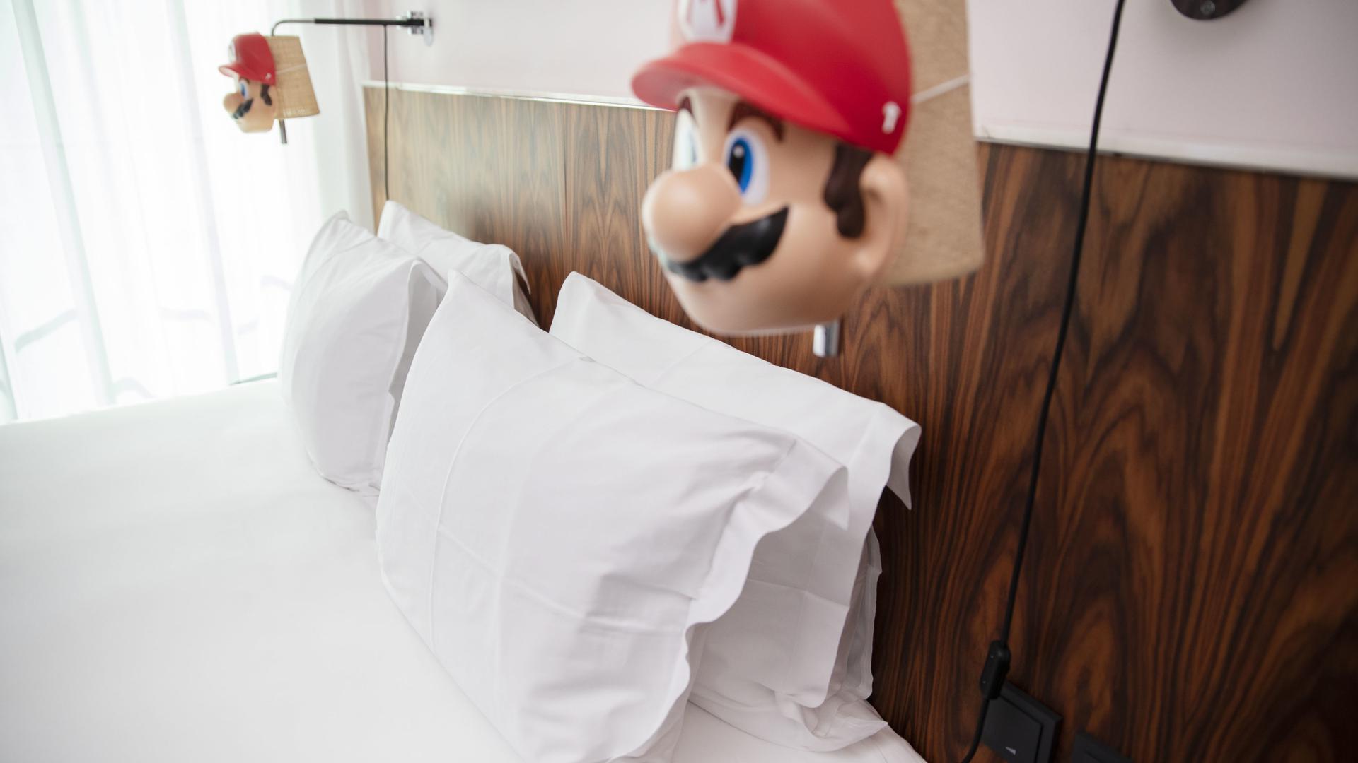 Surtout : ne jamais sortir sans son masque. N'est-ce pas Mario?