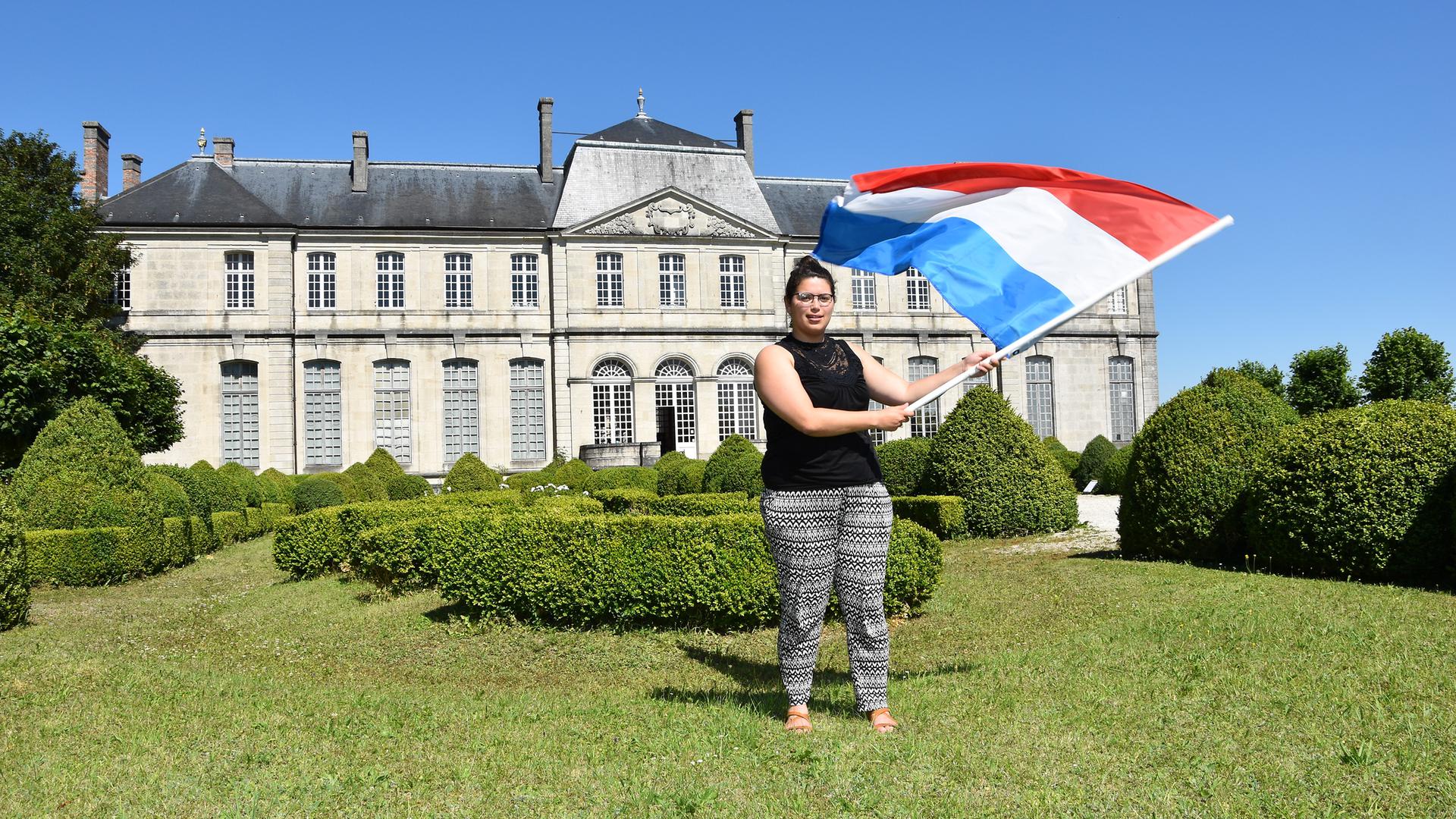 Alice Duclos, 23 ans, fait son Service civique franco-luxembourgeois au Centre mondial de la Paix: «Je me sens valorisée dans mon travail. Ici on me fait confiance en me donnant des projets que je n'aurais pas eu ailleurs.Chaque jour, je découvre des choses que je ne savais pas pouvoir faire». 