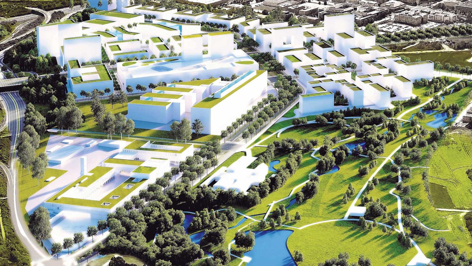 Avec quelque 16 hectares de surface, le futur parc du ban de Gasperich sera le plus grand de la capitale.