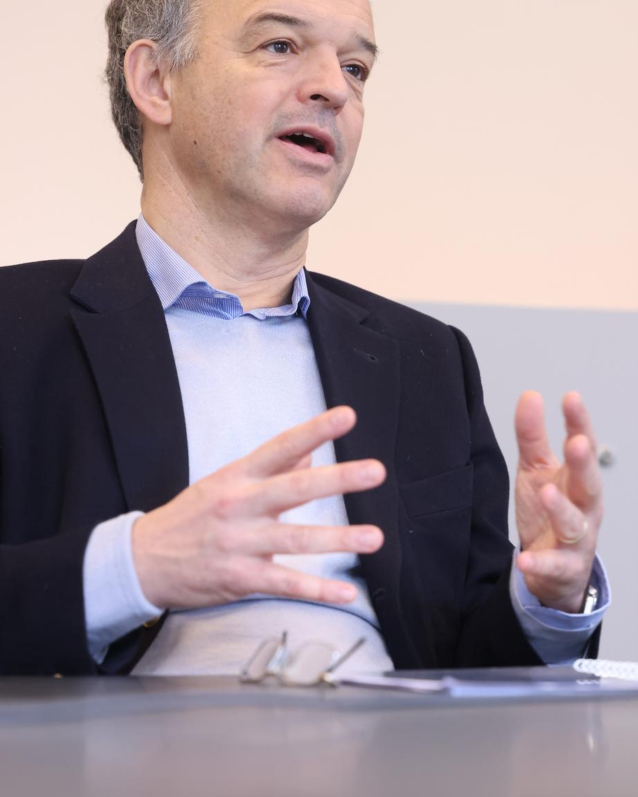 L'entrepreneur Michel Reckinger (56 ans), est président de l'UEL depuis 2021.