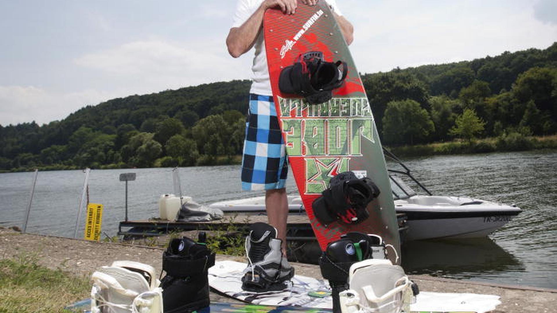 Patrick Stoffel pratique les sports aquatiques depuis qu'il a 18 ans