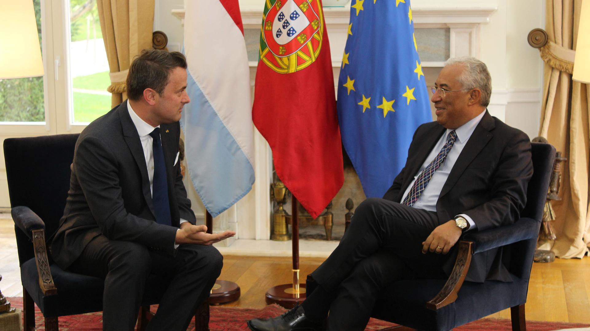 Xavier Bettel et António Costa