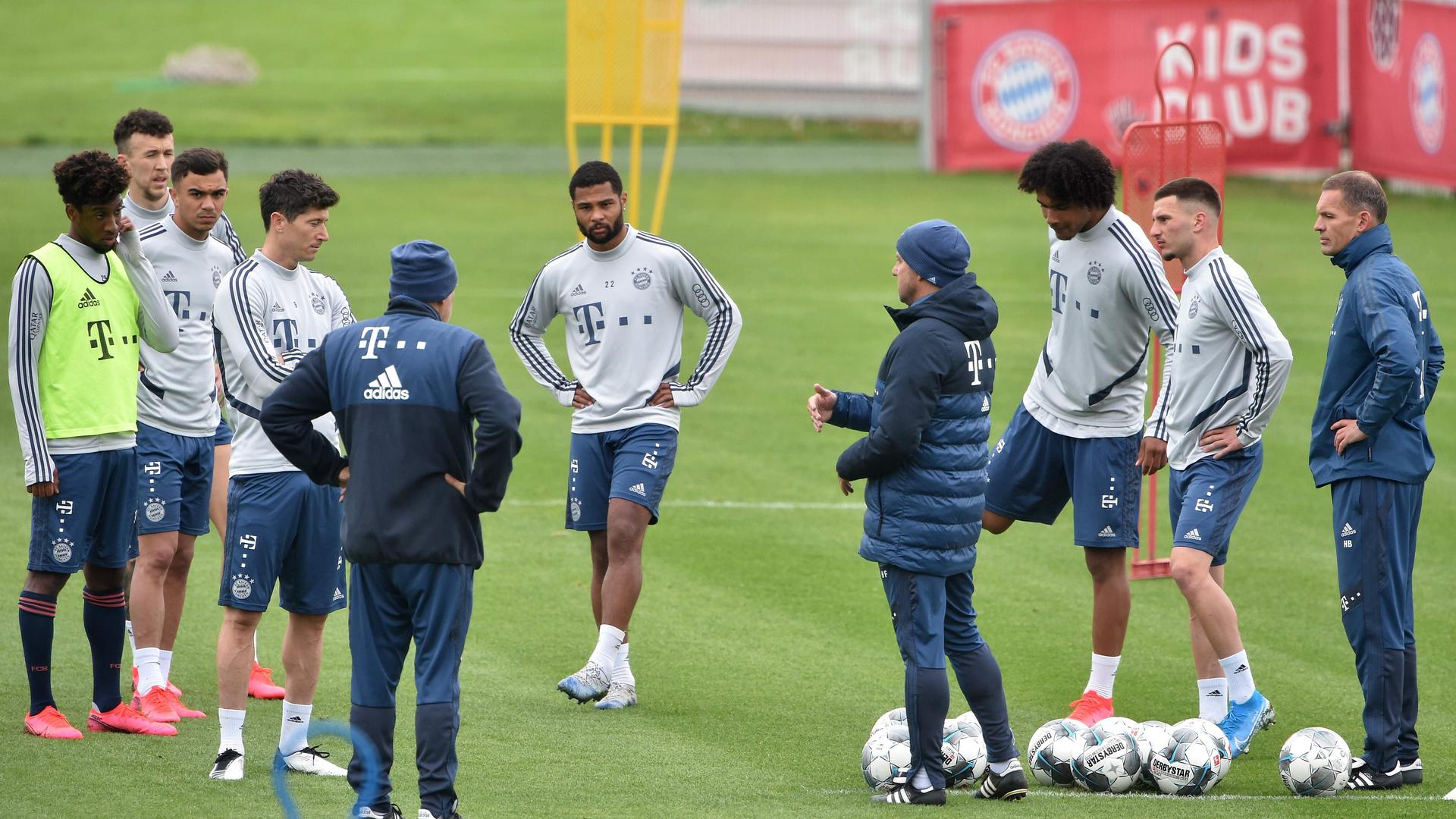 Les clubs de Bundesliga, comme ici le Bayern Munich, ont déjà repris l'entraînement