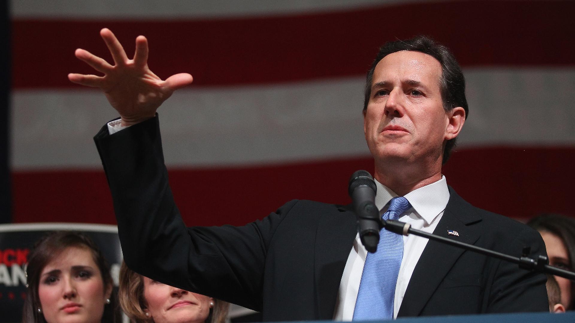 Rick Santorum a remporté le Tennessee,  un Etat conservateur du sud, l'Oklahoma et le Dakota du Nord.