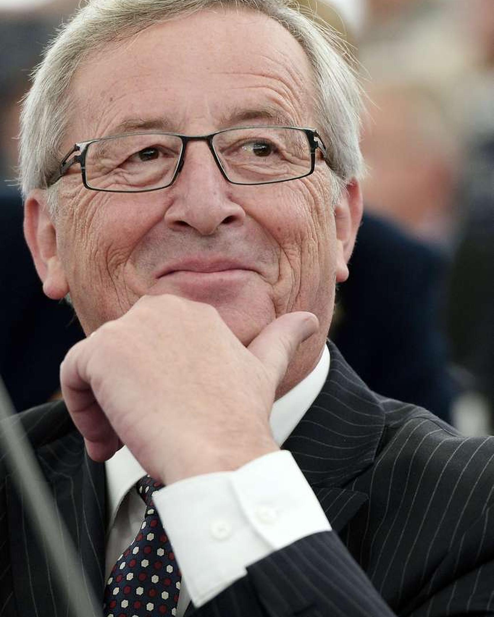 Jean-Claude Juncker dans l'hémicycle du Parlement européen à Strasbourg, le 15 juillet