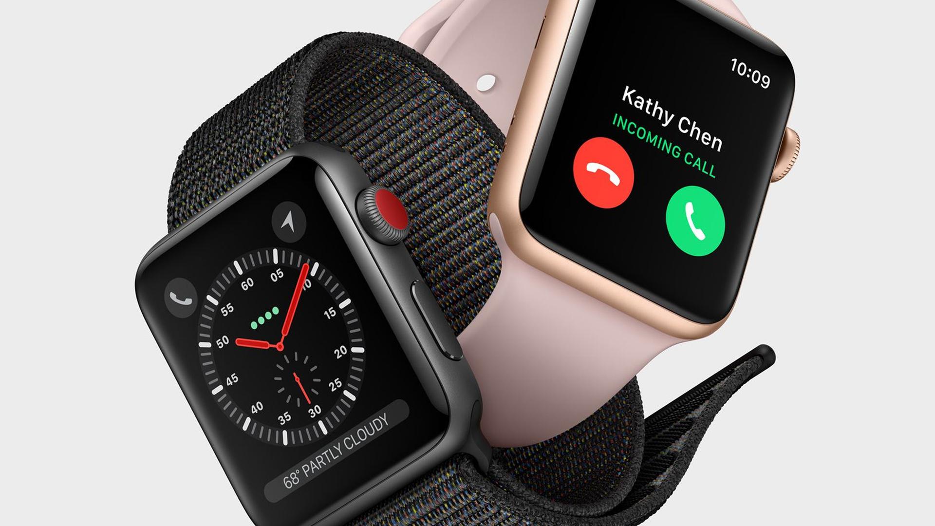 Près d'une Apple Watch sur deux vendue dans le monde en 2017 est une Series 3. 