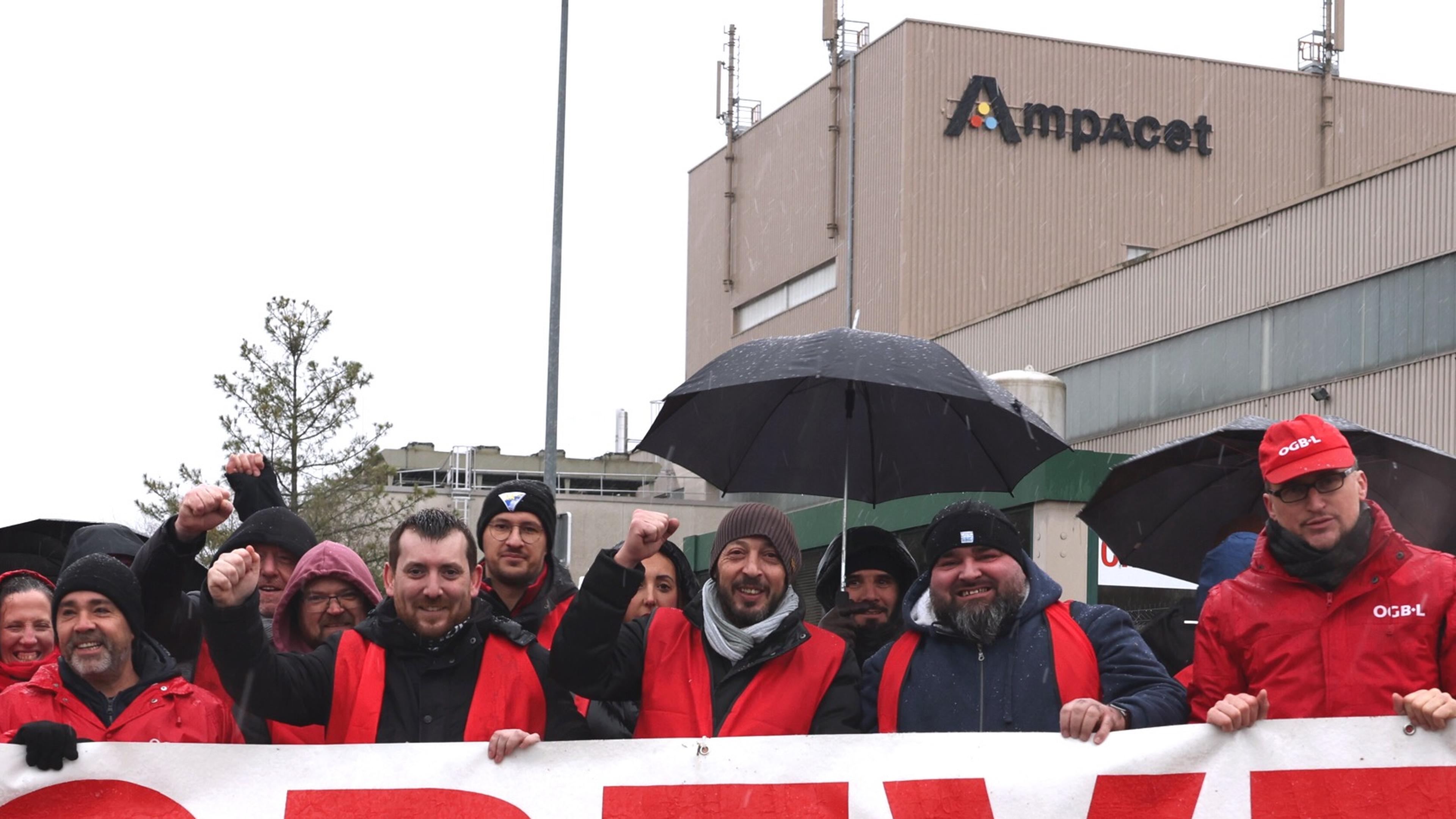 Workers went on strike for almost a full month at Ampacet