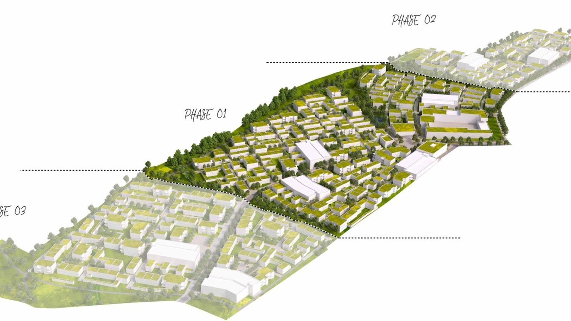 Elmen, qui doit faire sortir de terre 800 logements d'ici 2025, doit d'ailleurs servir de référence pour les projets futurs.
