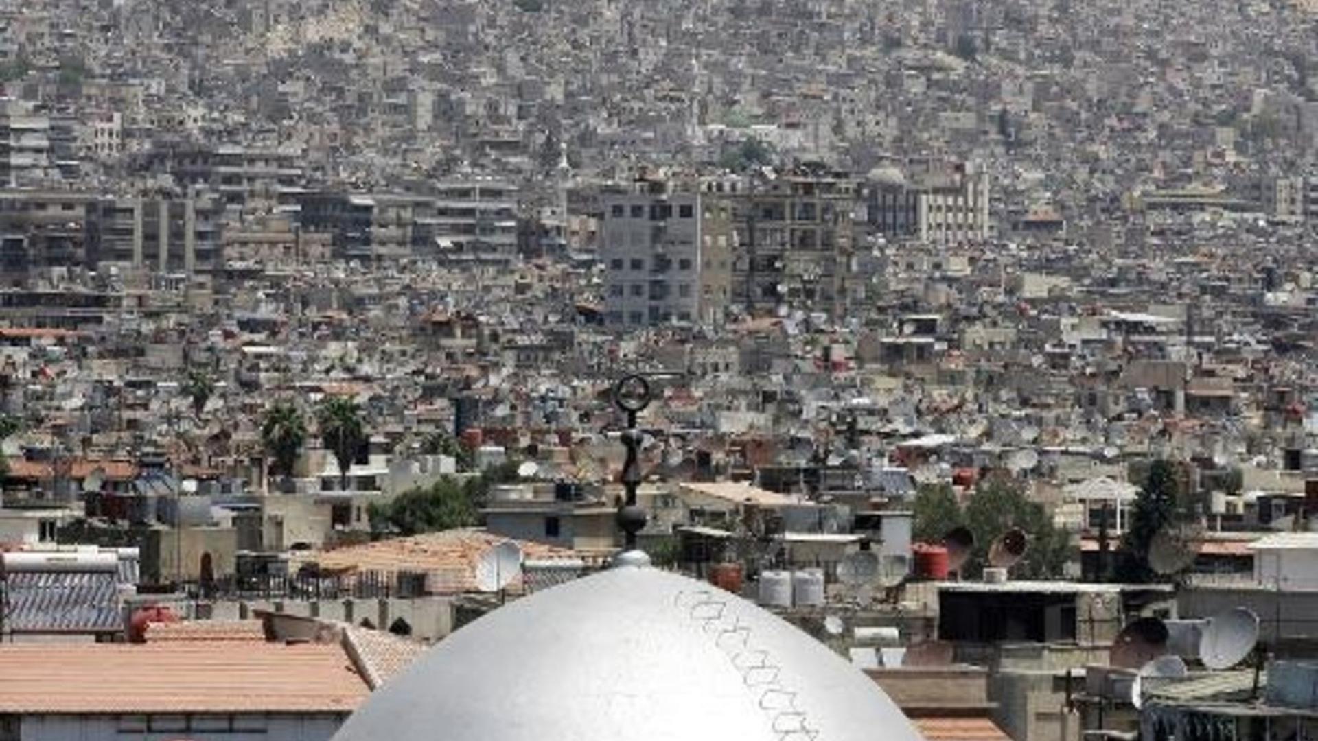 Vue d'un quartier de Damas