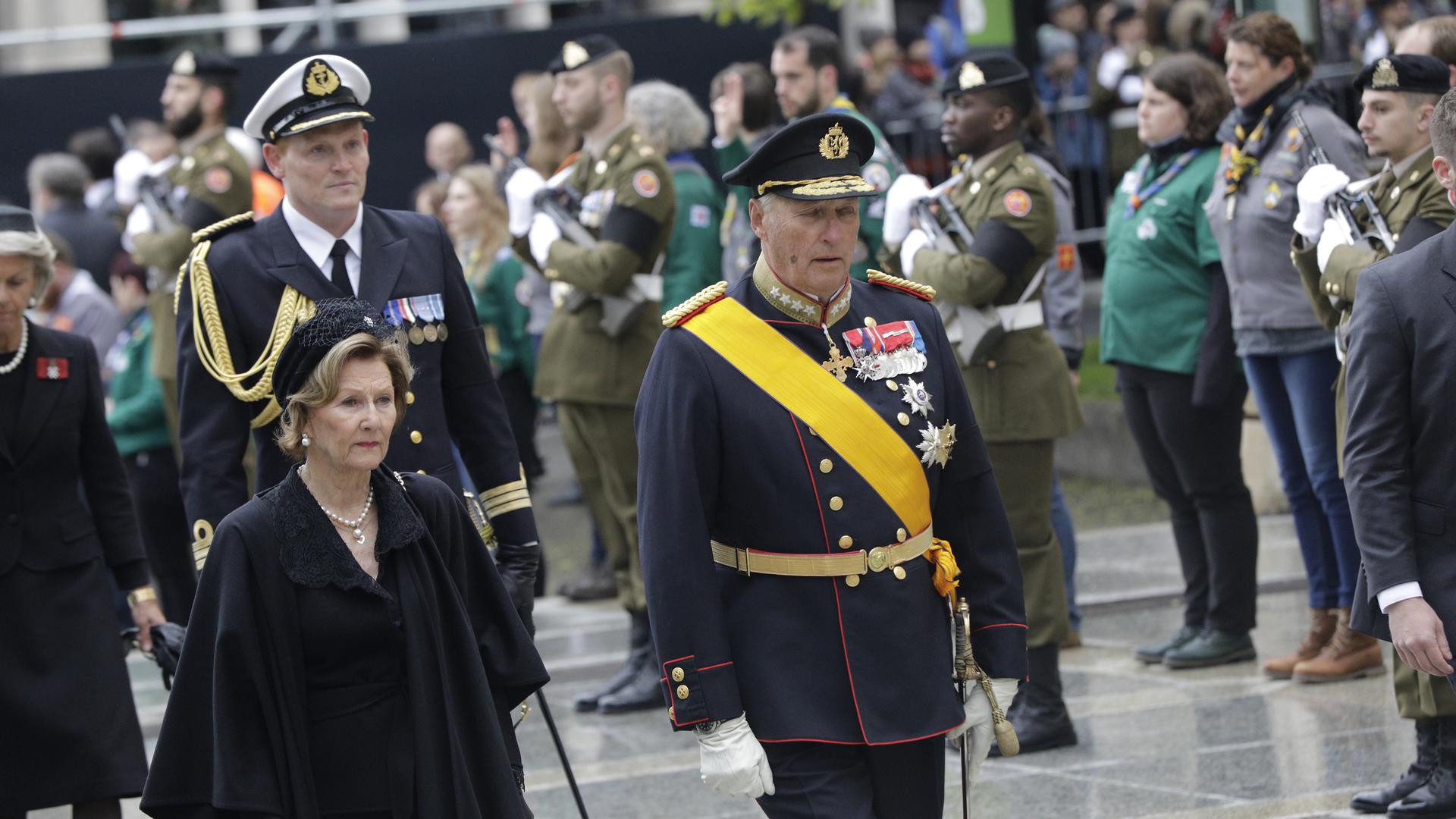 Le roi de Norvège et la reine Sonja.