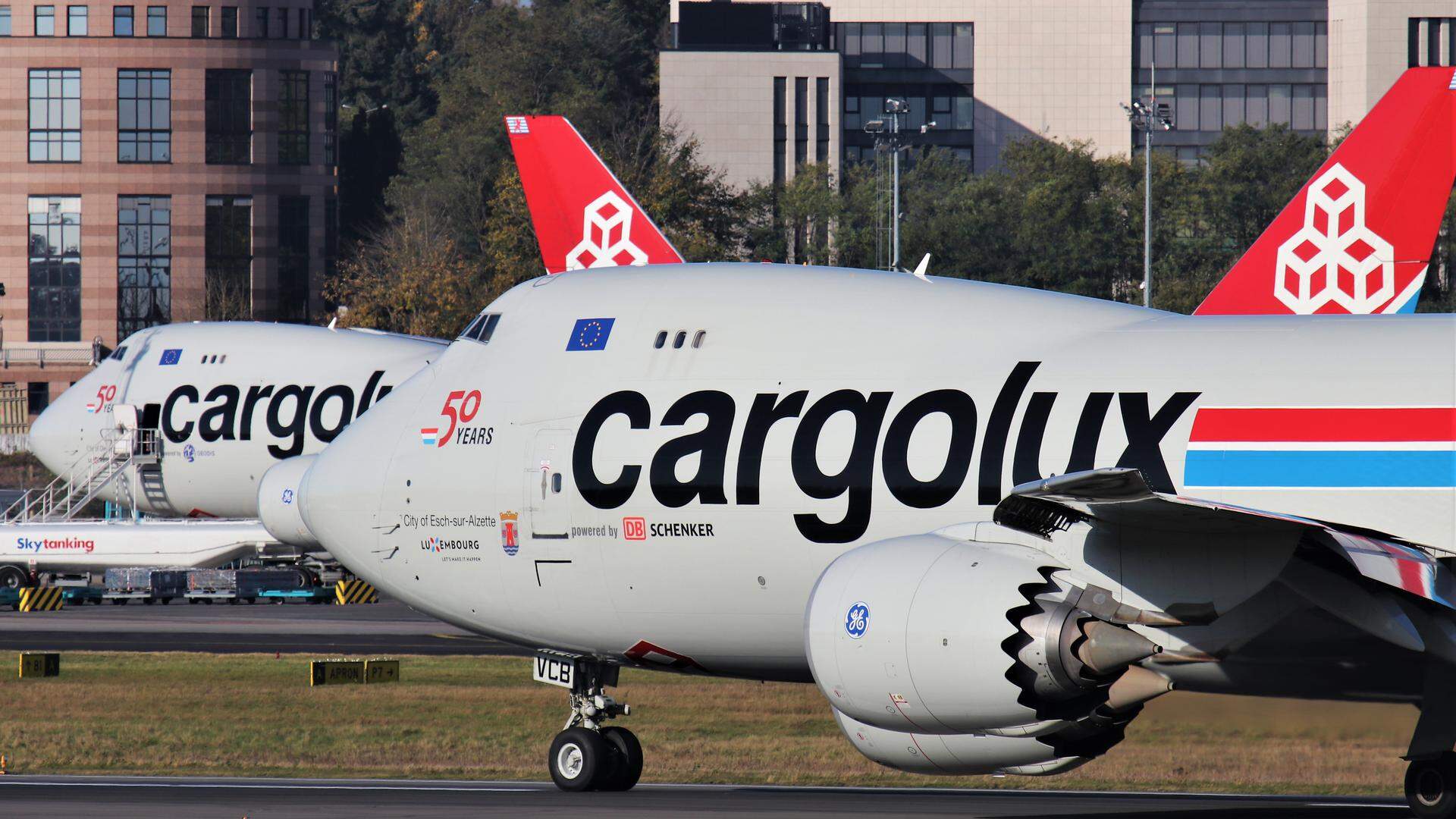 Cargolux Findel Luftfracht
 Fotos können mit dem Bildnachweis: Serge Braun honorarfrei genutzt werden / Foto: Serge Braun