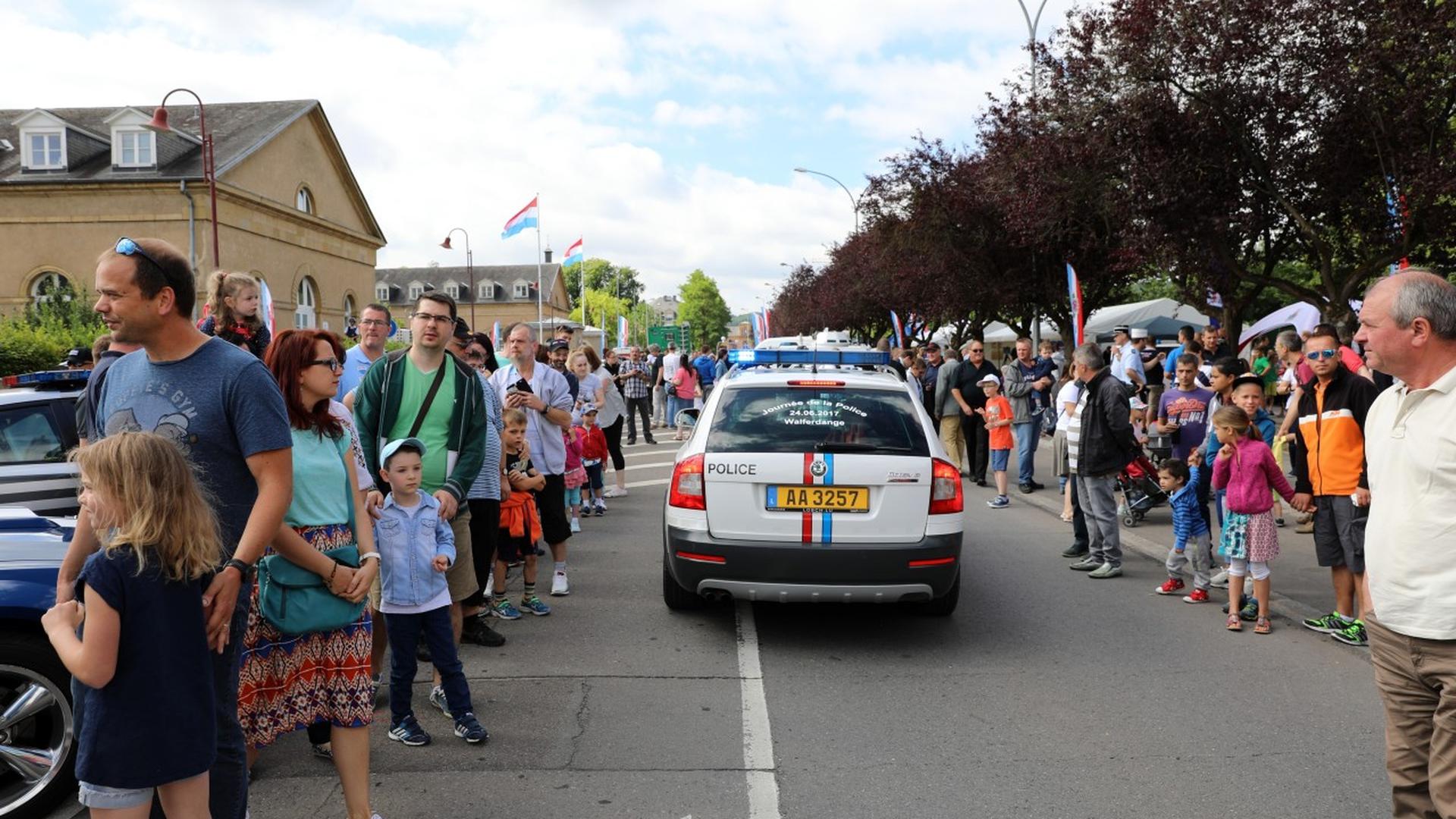 Zahlreiche Besucher informierten sich während der "Journée de la Police" über die Arbeit der Polizei.