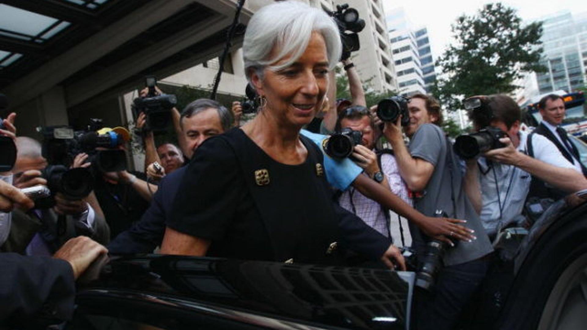 Christine Lagarde jeudi à Washington