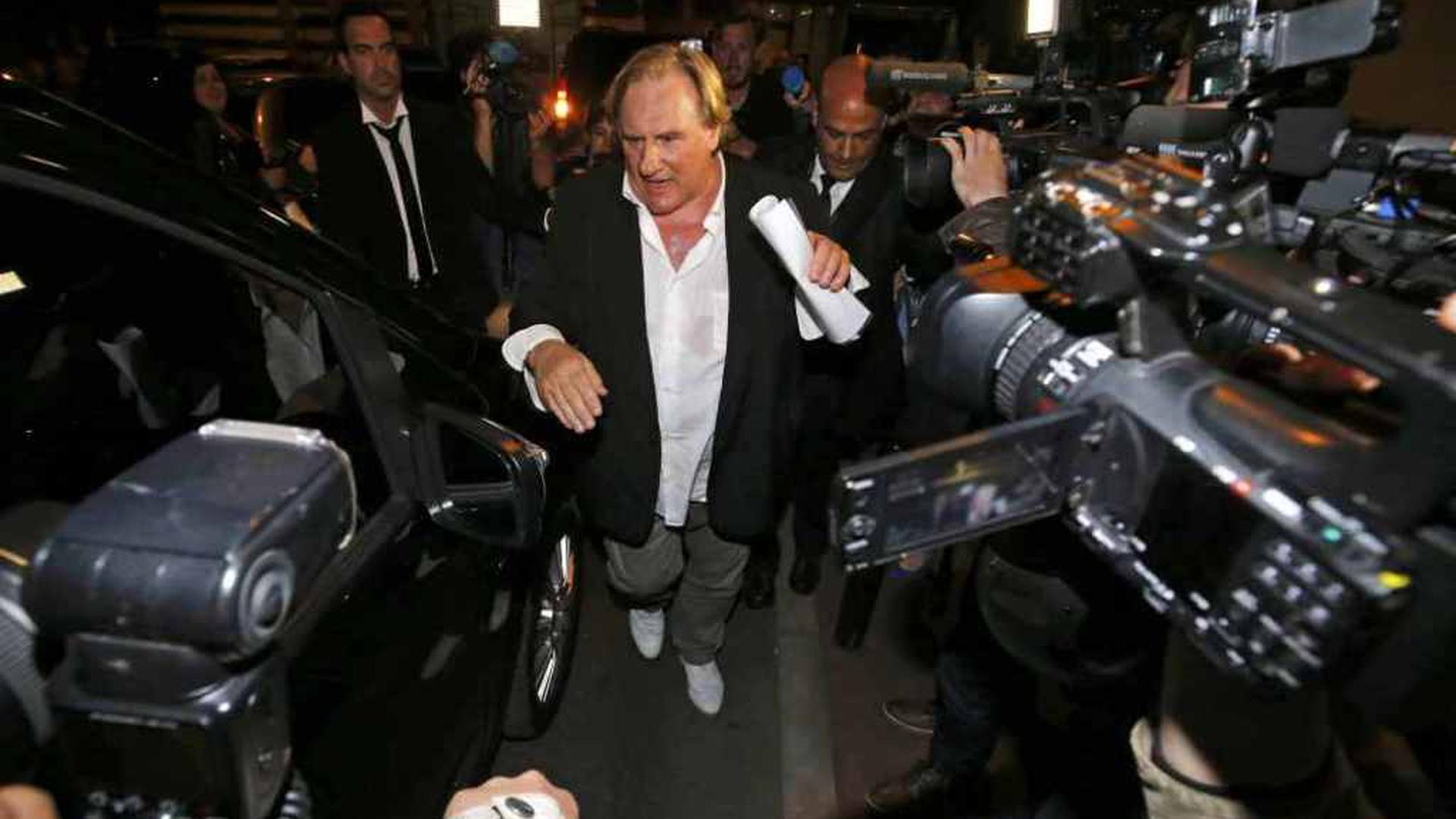 Depardieu a fait une arrivée remarquée à Cannes pour la présentation de son film.