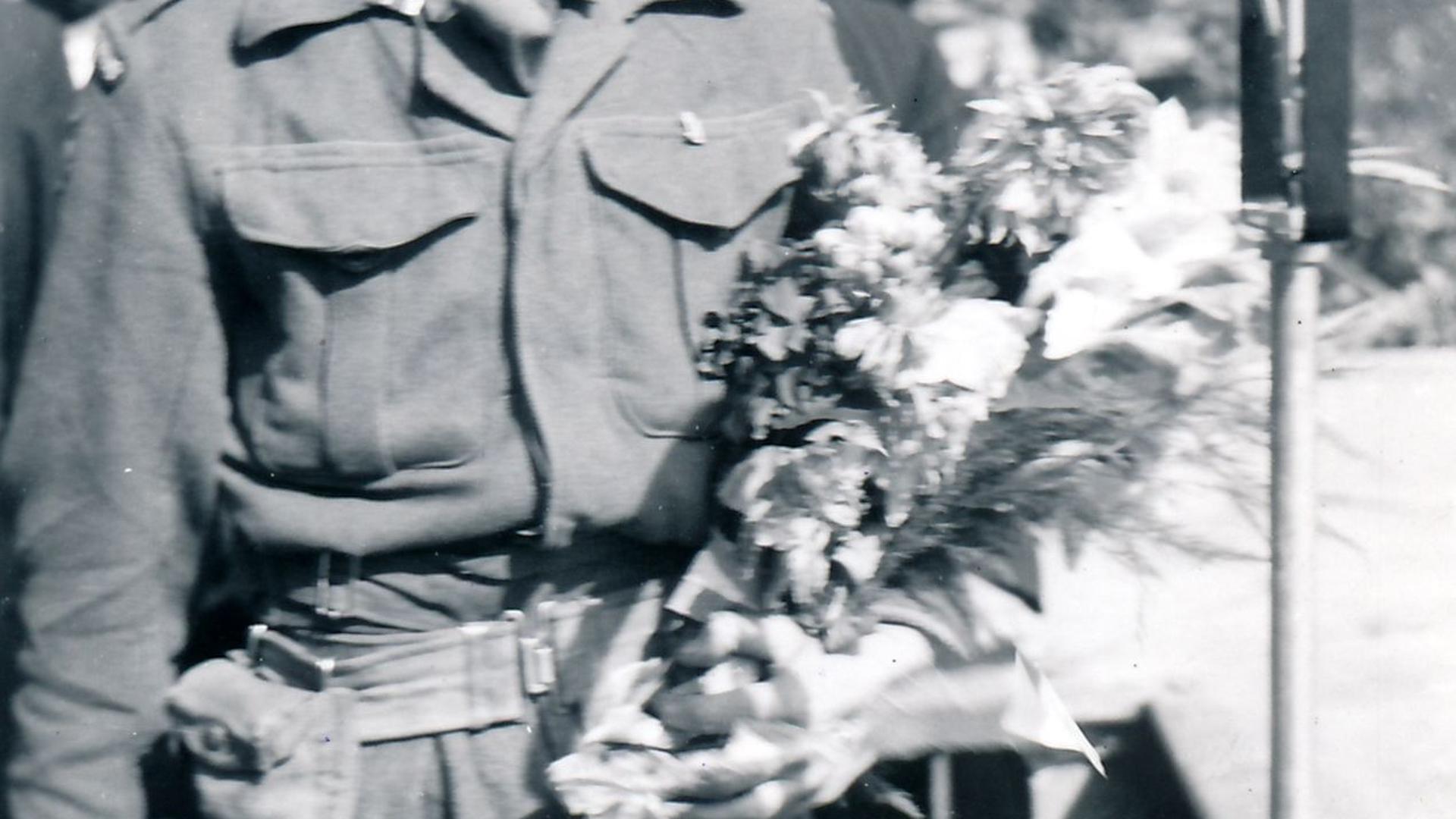 Le prince Jean à Dudelange en 1944.