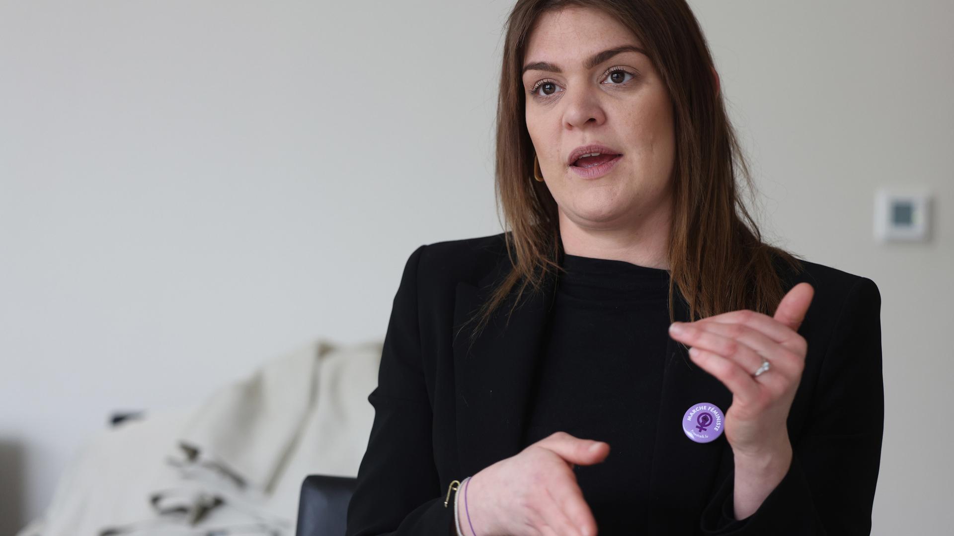 Présidente des femmes socialistes depuis 2019, Maxime Miltgen se positionne en faveur de l'instauration de quotas de candidates pour les élections communales. 