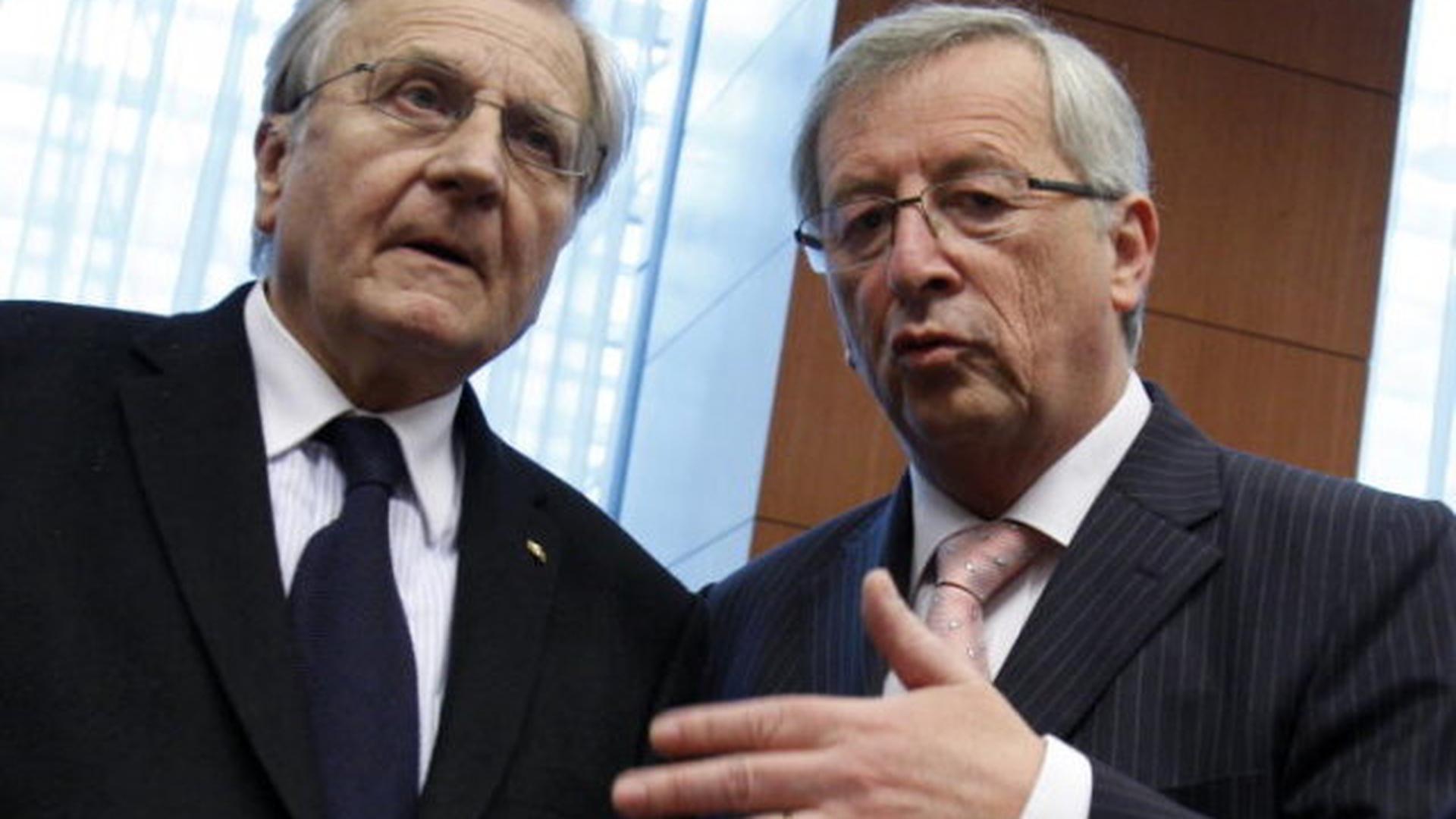 Les deux Jean-Claude, Trichet (BCE) et Juncker