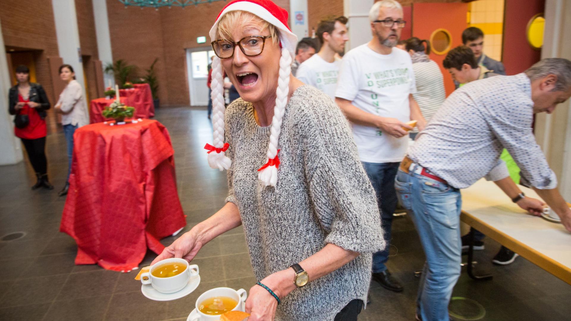 raditionnelle fête de Noël organisée par la Stëmm vun der Strooss - Noël de la Stëmm, Foto Lex Kleren