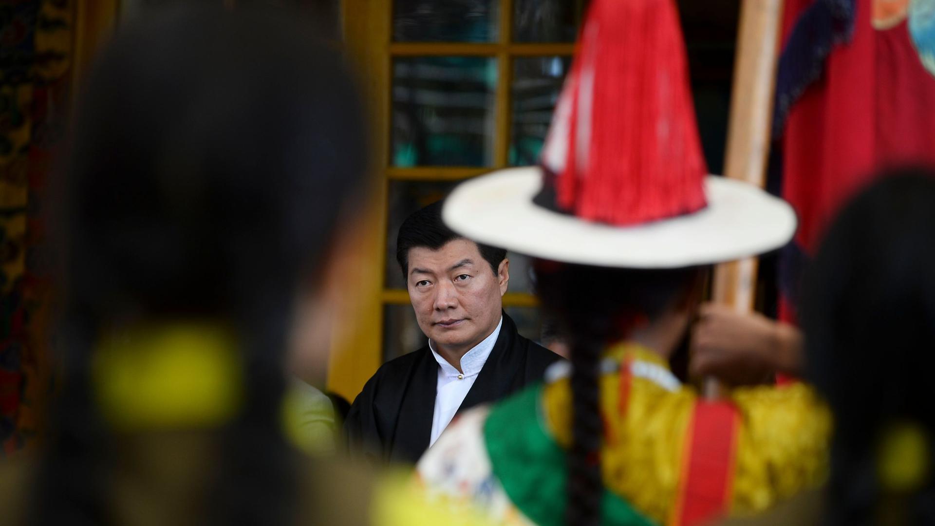 Lobsang Sangay, premier ministre du gouvernement tibétain, a célébré l'anniversaire en Inde où il est exilé.