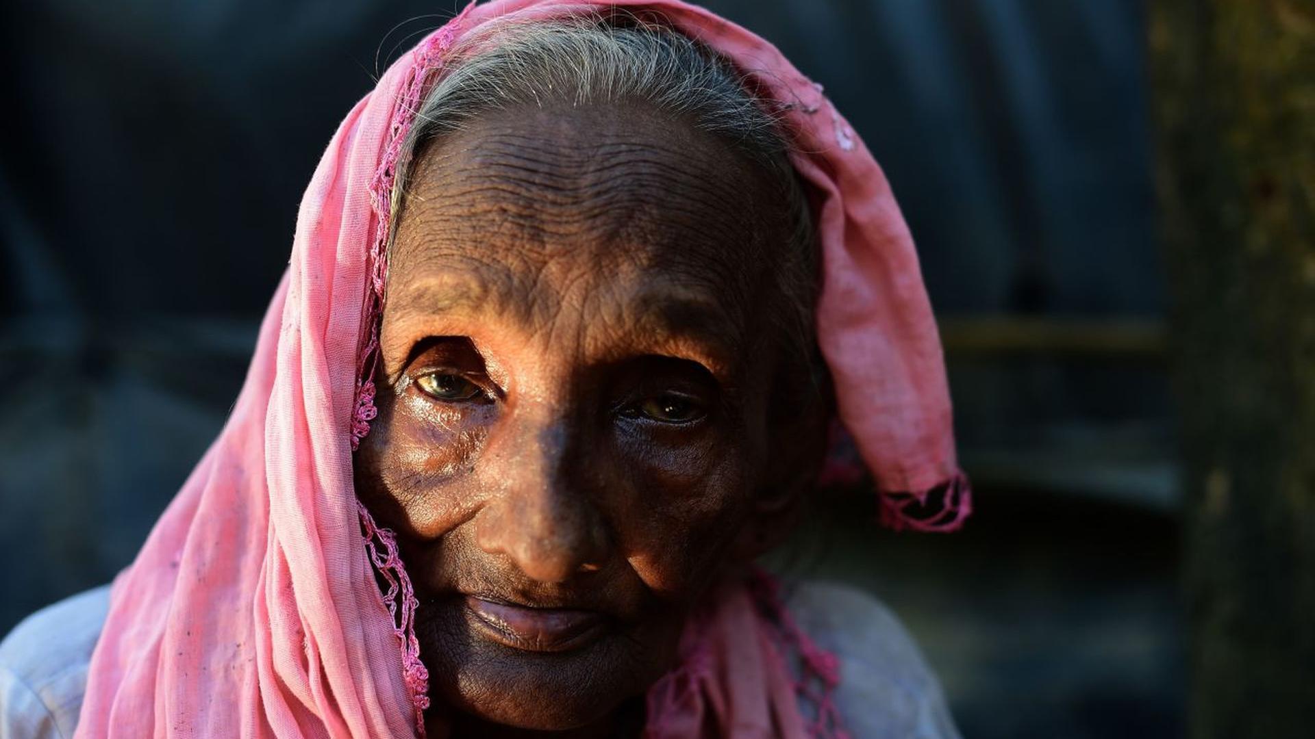 Un camp de réfugiés Rohingya au Bangladesh le 25 octobre