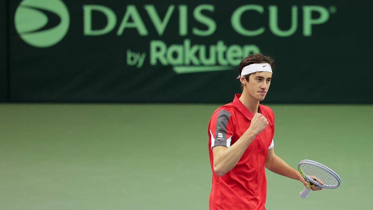 Alex Knaff redonne espoir au Luxembourg en Coupe Davis