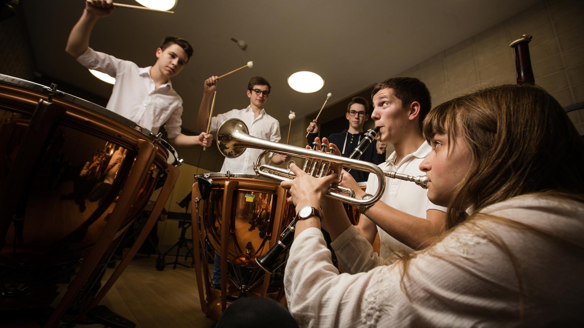 Musikschulen - Conservatoire - Blasinstrumente - Photo : Pierre Matgé