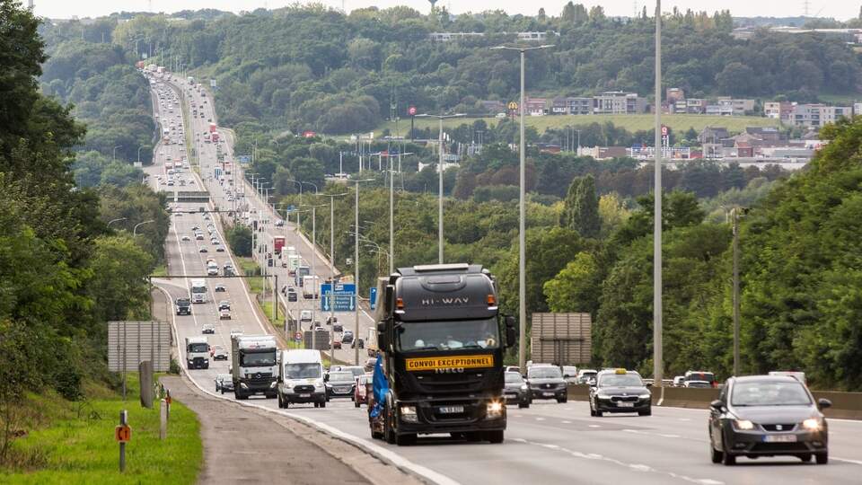Trafic pe o autostradă belgiană