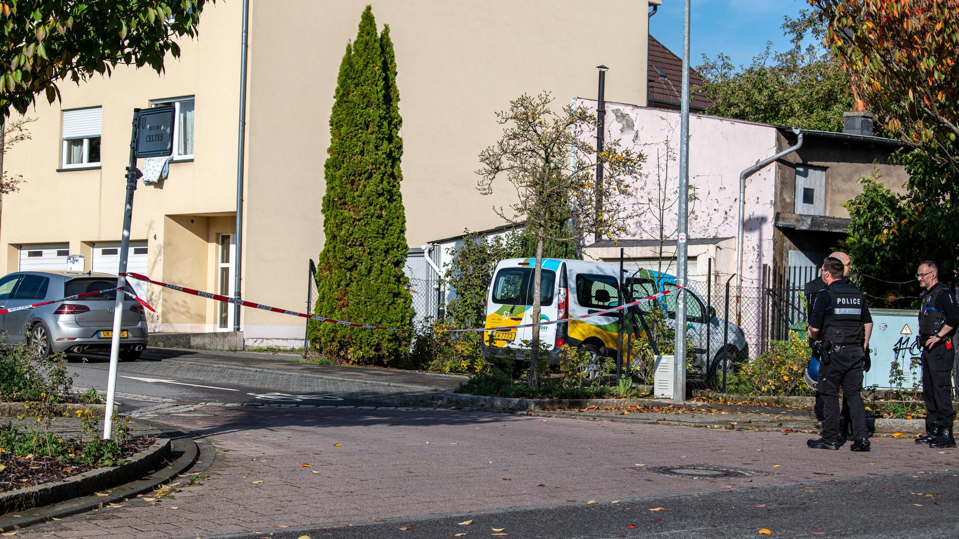 La police était sur place en quelques minutes avec un important dispositif.
