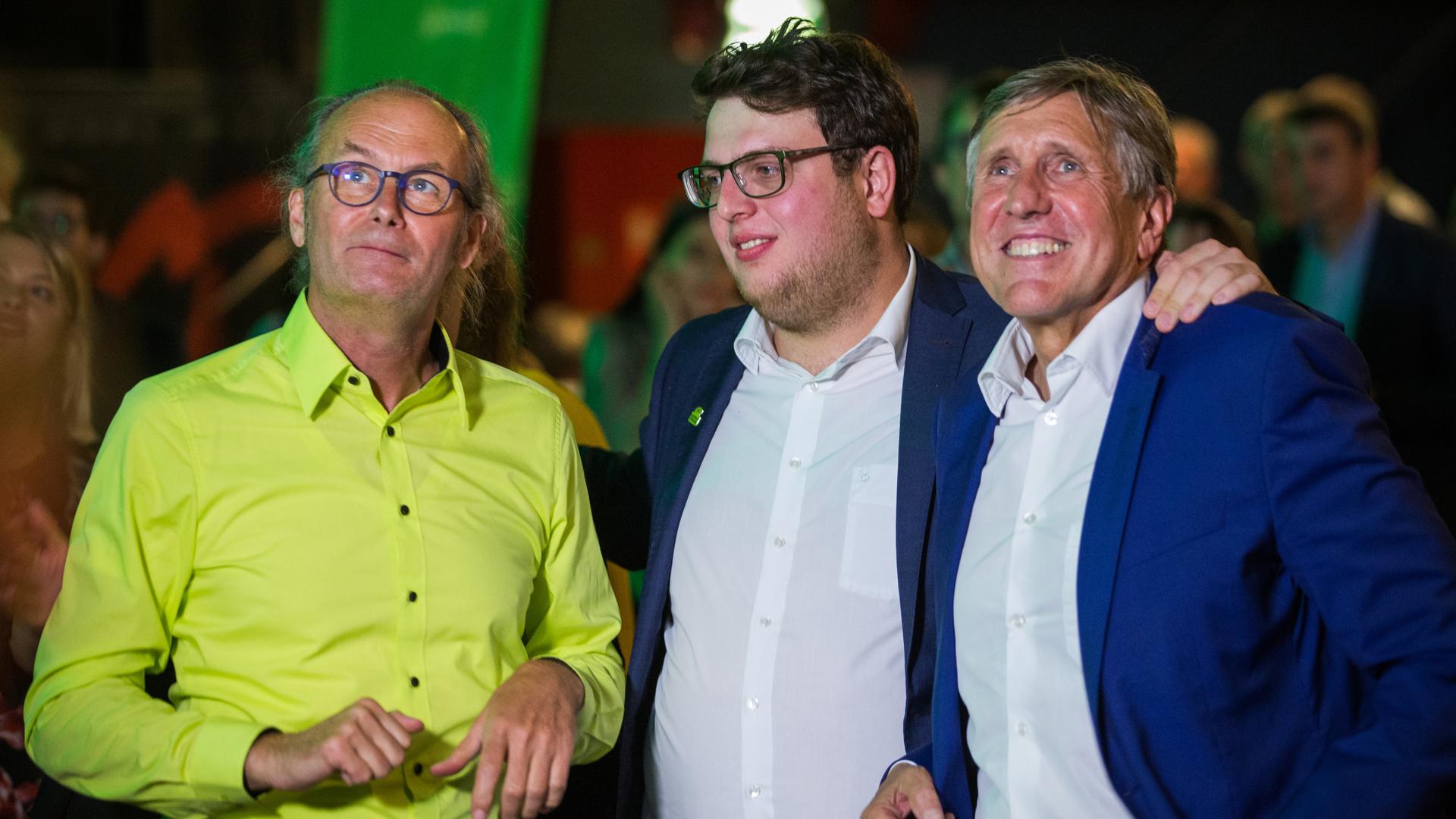 Claude Turmes, Sehovic Meris et François Bausch.