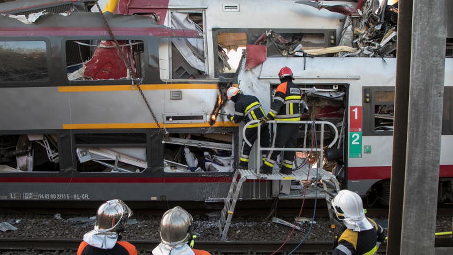 La collision entre le train de voyageurs des CFL (TER 88807) à destination de Thionville et un train de marchandises avait fait un mort (le conducteur du TER) et deux blessés 