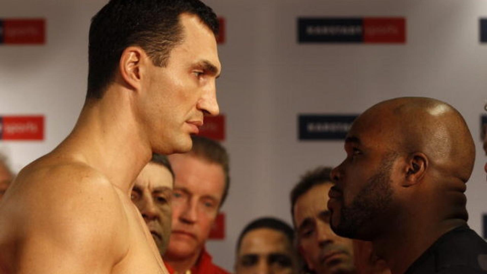 Vladimir Klitschko compte 17 cm de plus que Jean-Marc Mormeck. L'Ukrainien est aussi plus lourd: 111 kg sur la balance contre 98 kg.