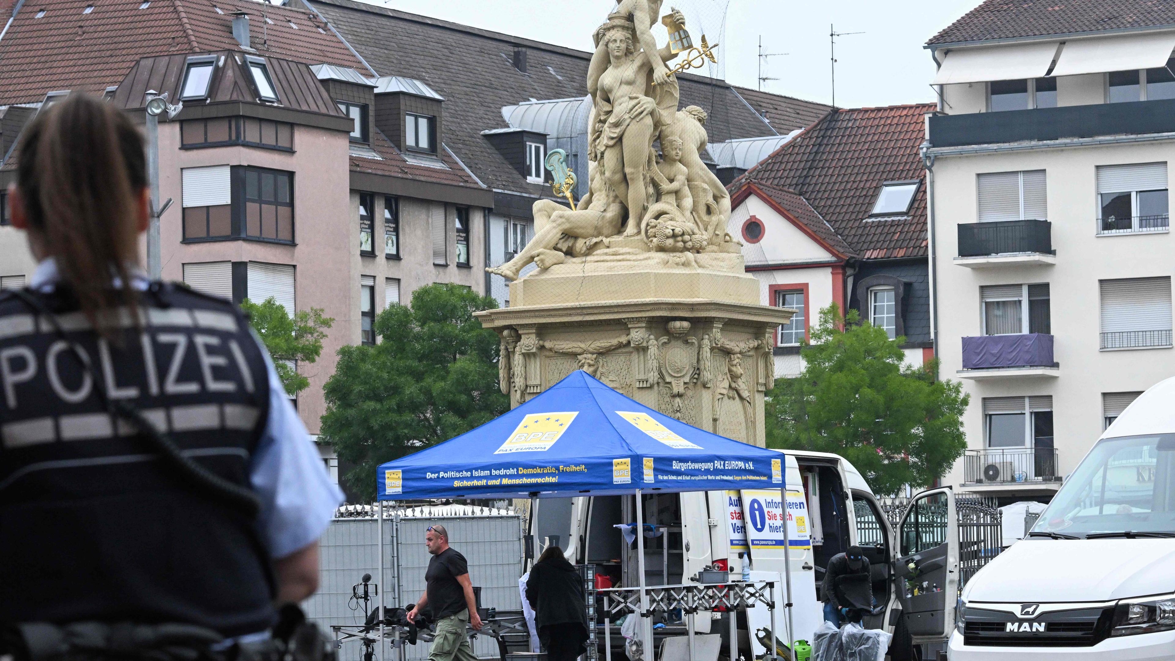 L’attaque terroriste s’est produite vendredi en fin de matinée, au centre de Mannheim.