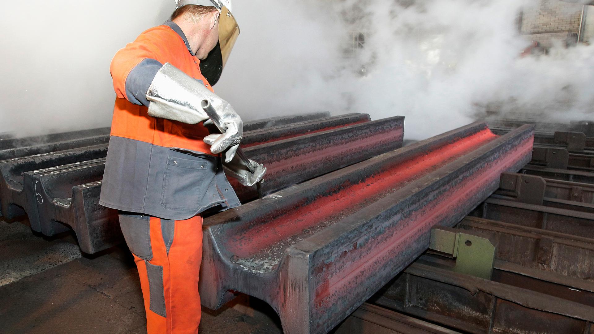 A Differdange et Belval, ArcelorMittal produit notamment des poutres en acier.