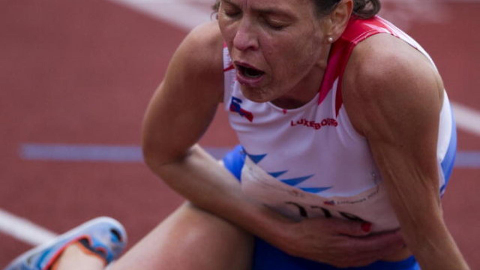 Pascale Schmoetten a fini le 10.000 m épuisée et paralysée par le froid