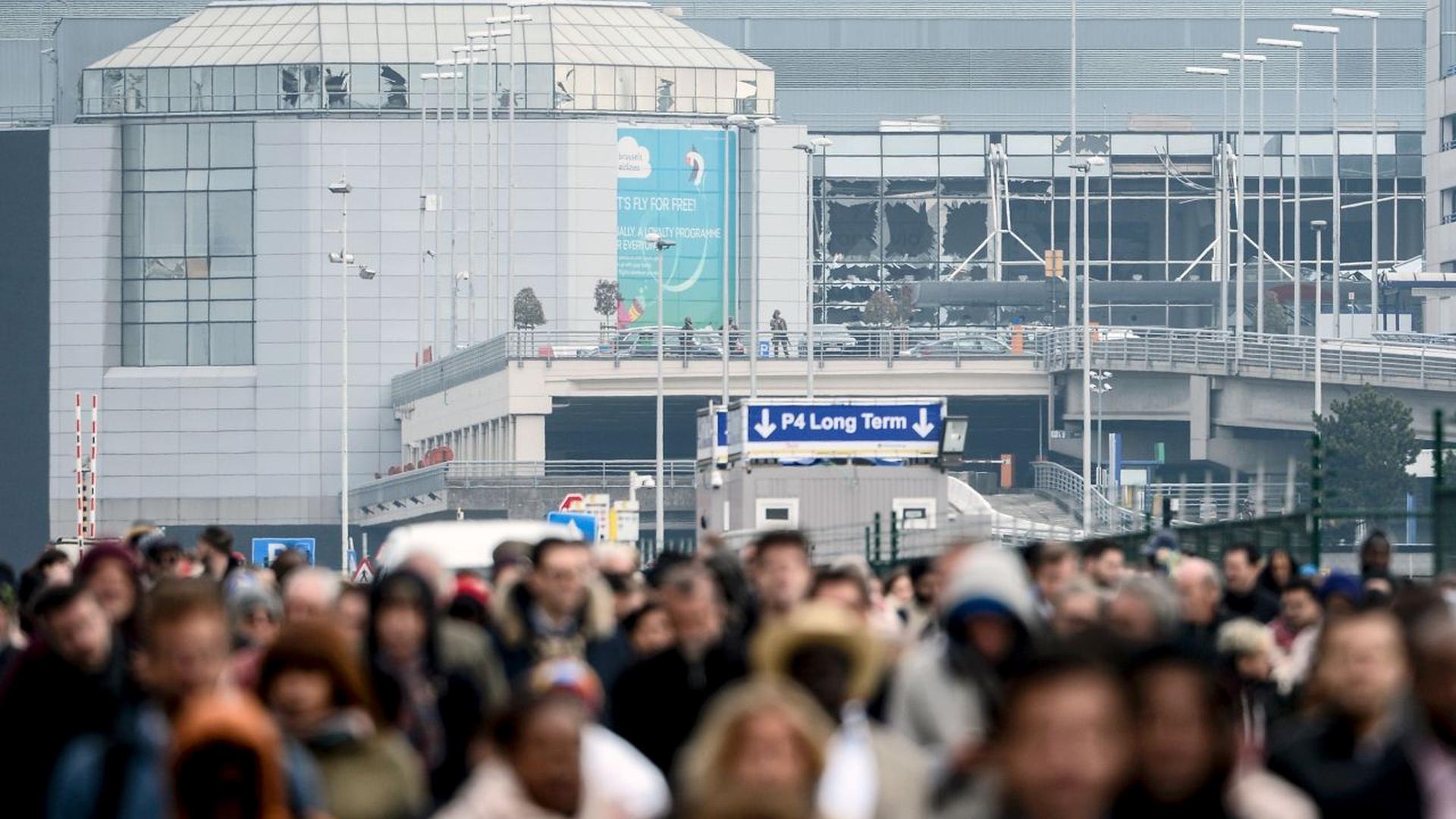 Les passagers ont été évacués de l'aéroport de Zaventem. 
