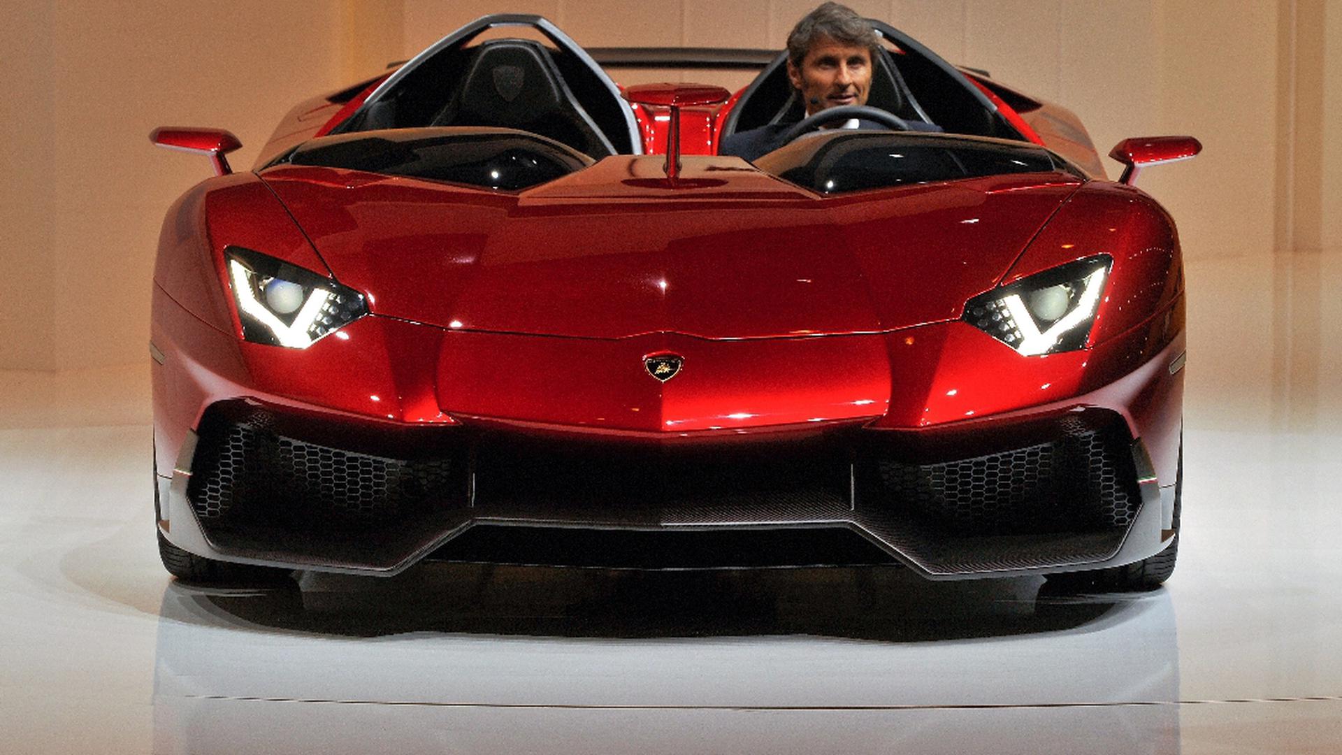 Lamborghini, son Aventador J.