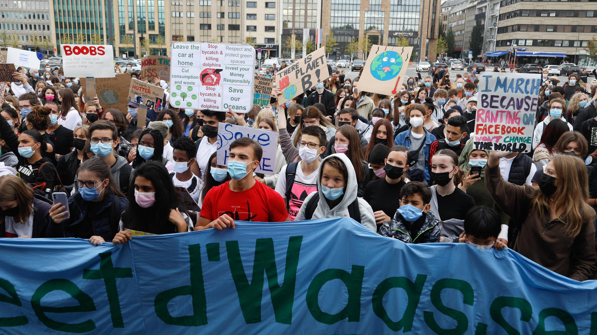 En septembre dernier, les activistes de Youth for Climate Luxembourg avaient organisé une marche dans la capitale contre l'inaction climatique.