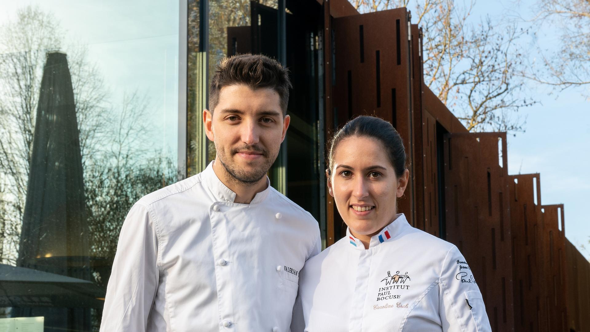 Valérian Prade et Caroline Esch gèrent le "Pavillon Eden Rose" - le nouveau restaurant étoilé du Grand-Duché. 