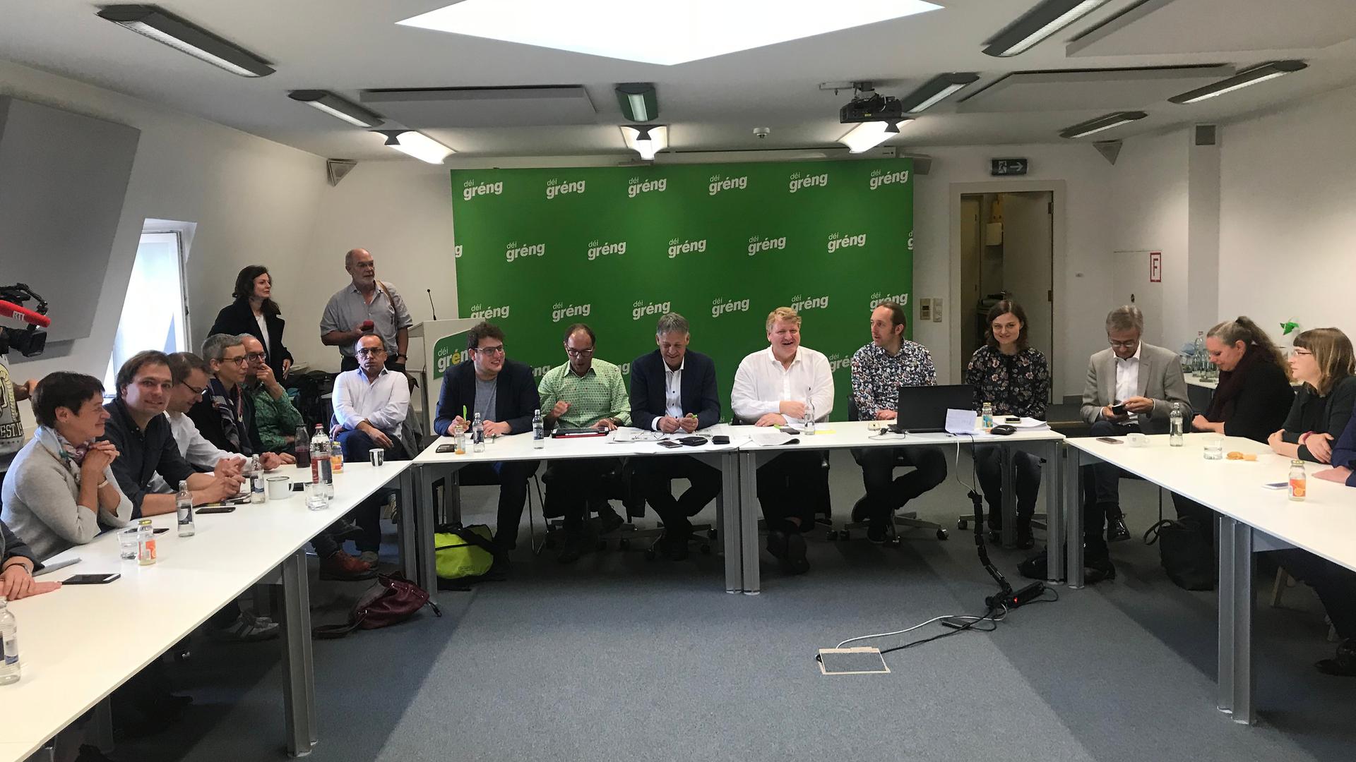 Les Verts réunis en comité exécutif