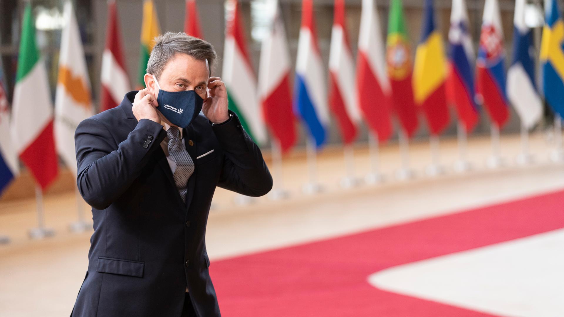 Le Premier ministre Xavier Bettel (DP) est arrivé jeudi à Bruxelles.  