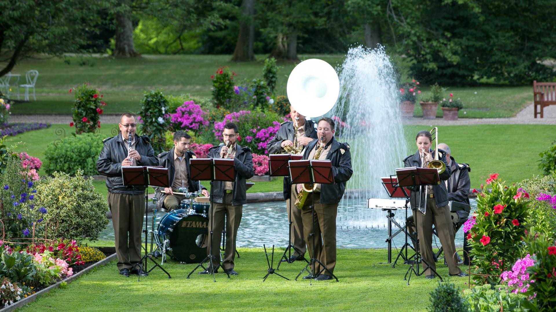 La Dixie-Band de la Musique militaire.