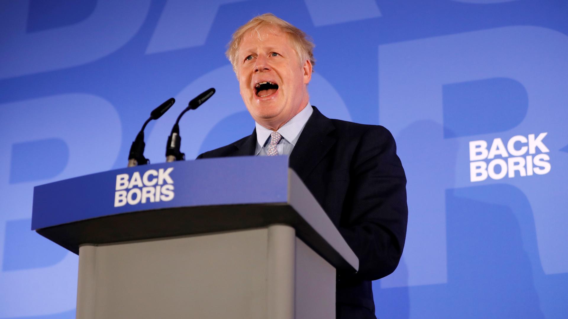 Boris Johnson compte renégocier l'accord de Brexit conclu en novembre entre Bruxelles et Theresa May. 