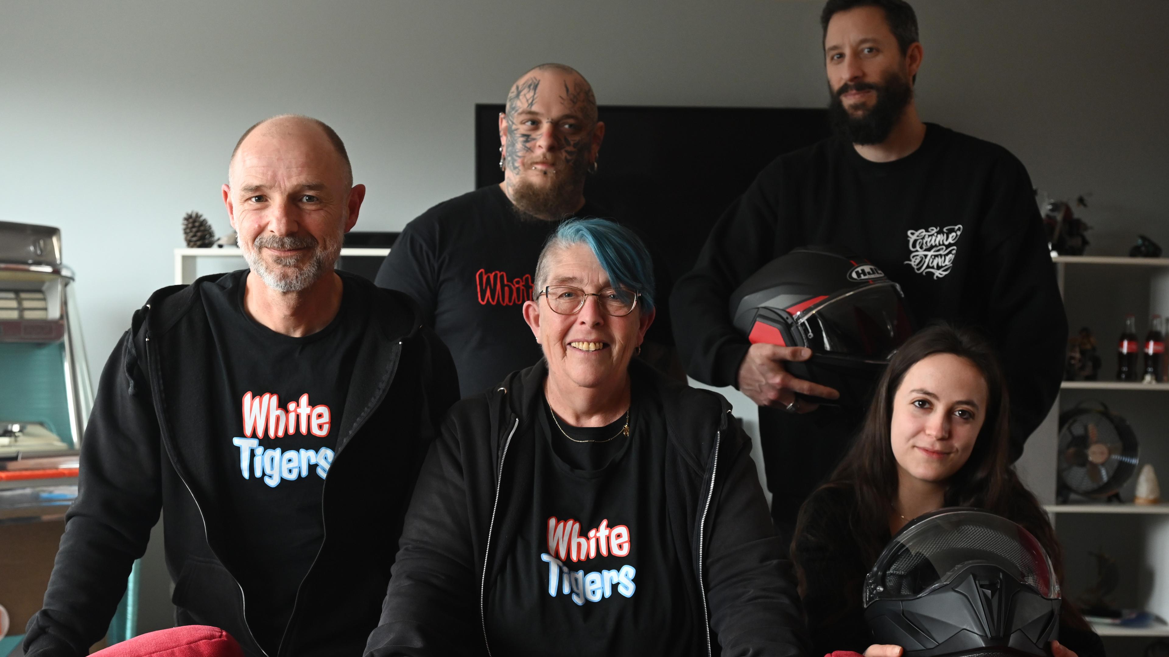 Certains membres de l’ASBL «White Tigers for Kids Luxembourg» rencontrés par Virgule.