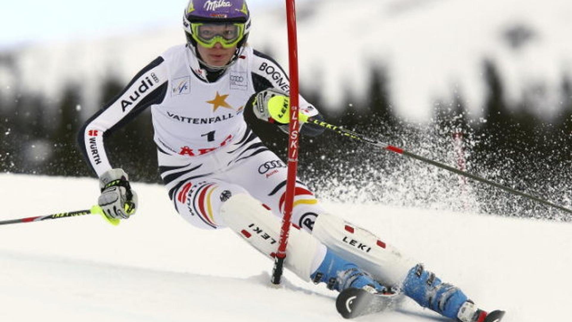 L'Allemande Maria Höfl-Riesch n'avait plus gagné en slalom depuis janvier 2011, à Flachau