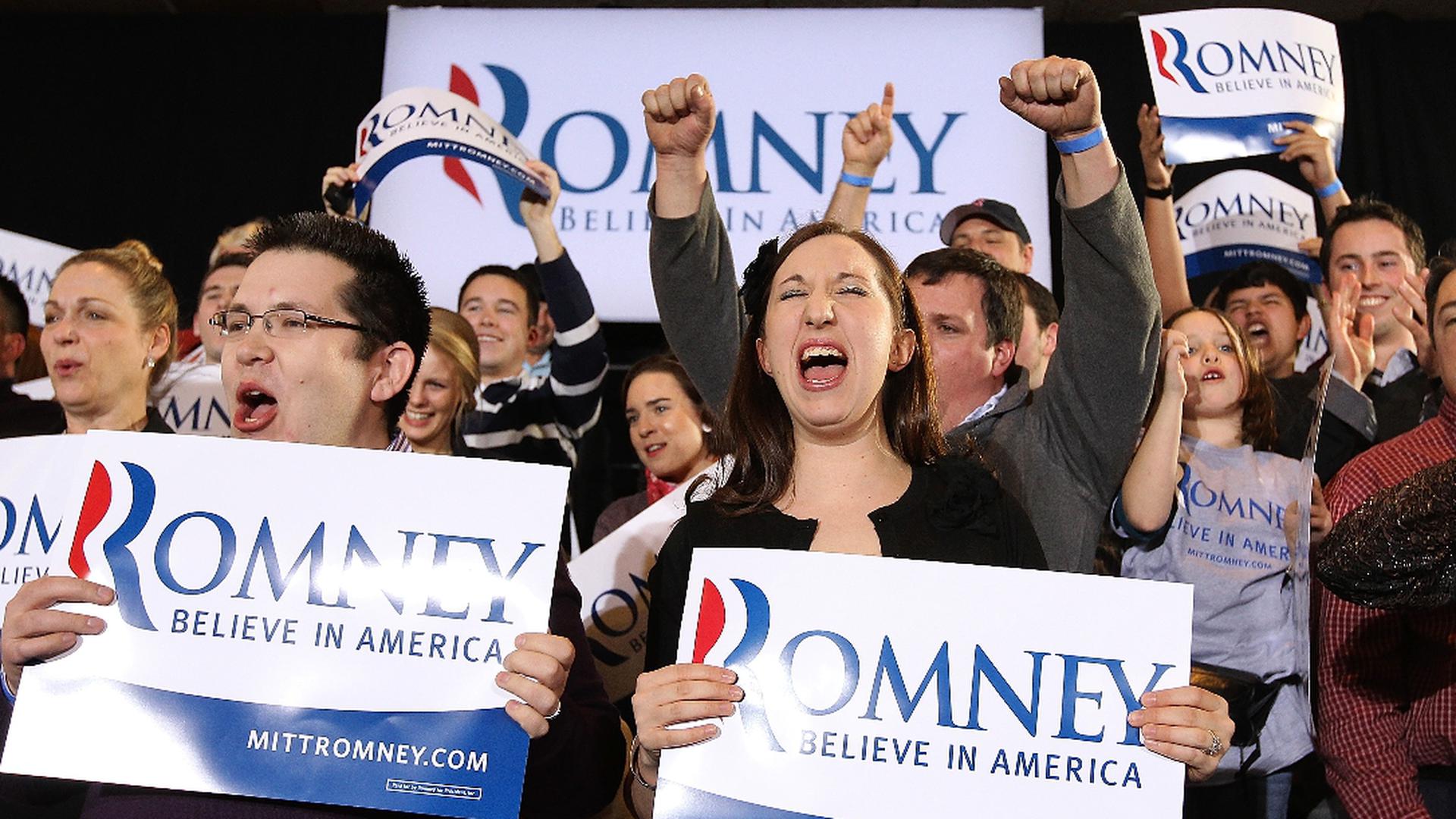 Romney a aussi remporté sans surprise le Massachusetts, dont  il a été gouverneur.