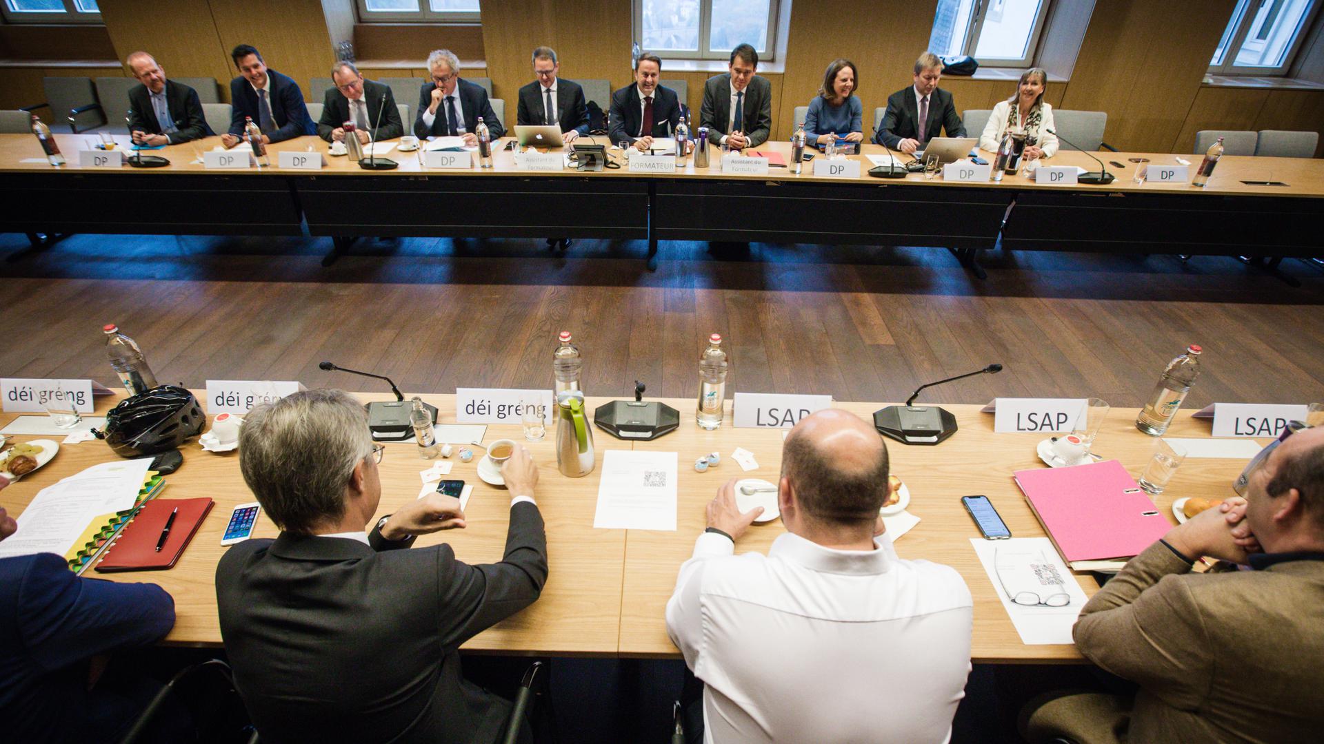 Mardi, un inventaire de la situation financière de l'État était à l'ordre du jour des négociations de coalition