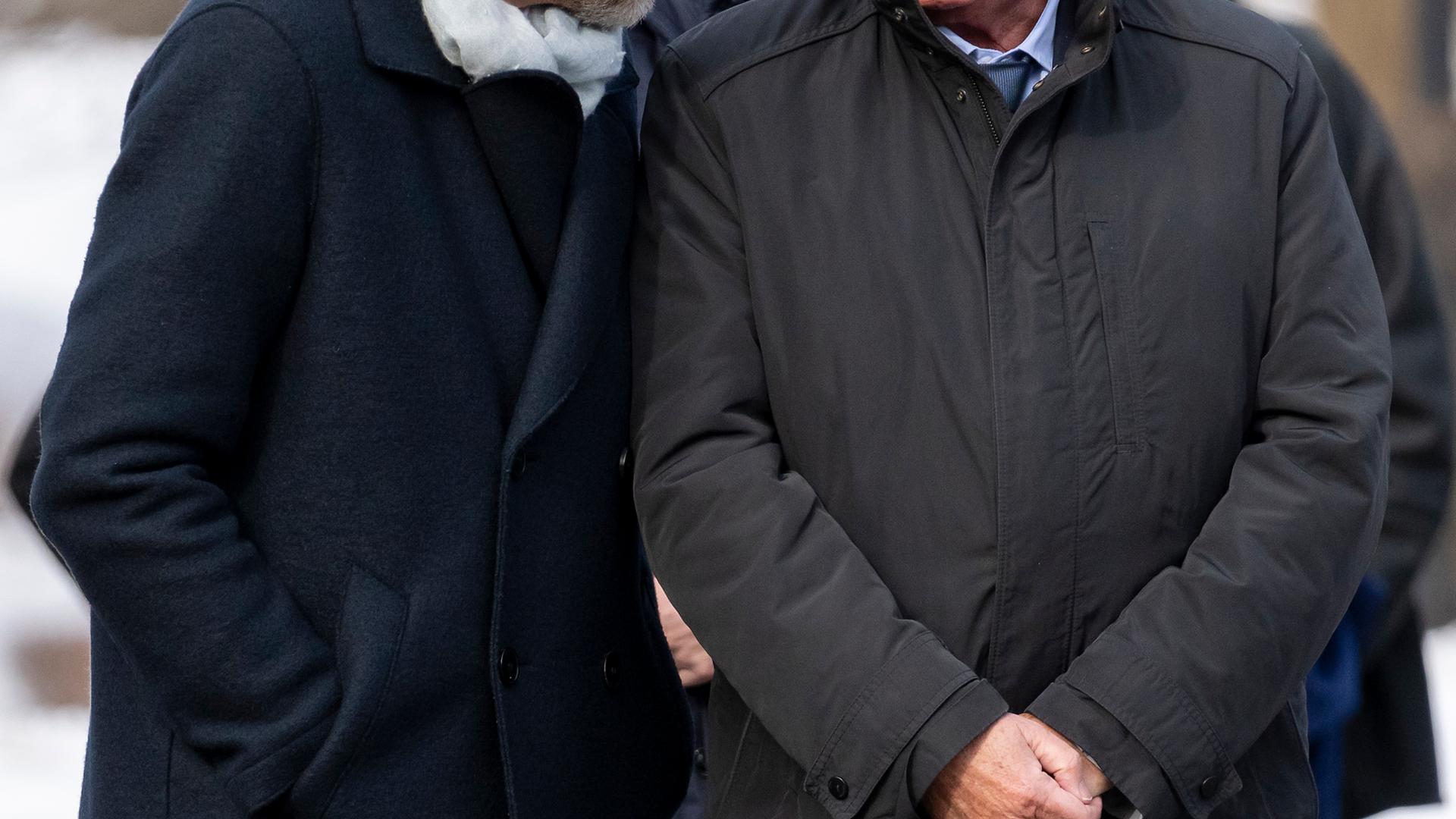 Les ministres Franz Fayot et Jean Asselborn.