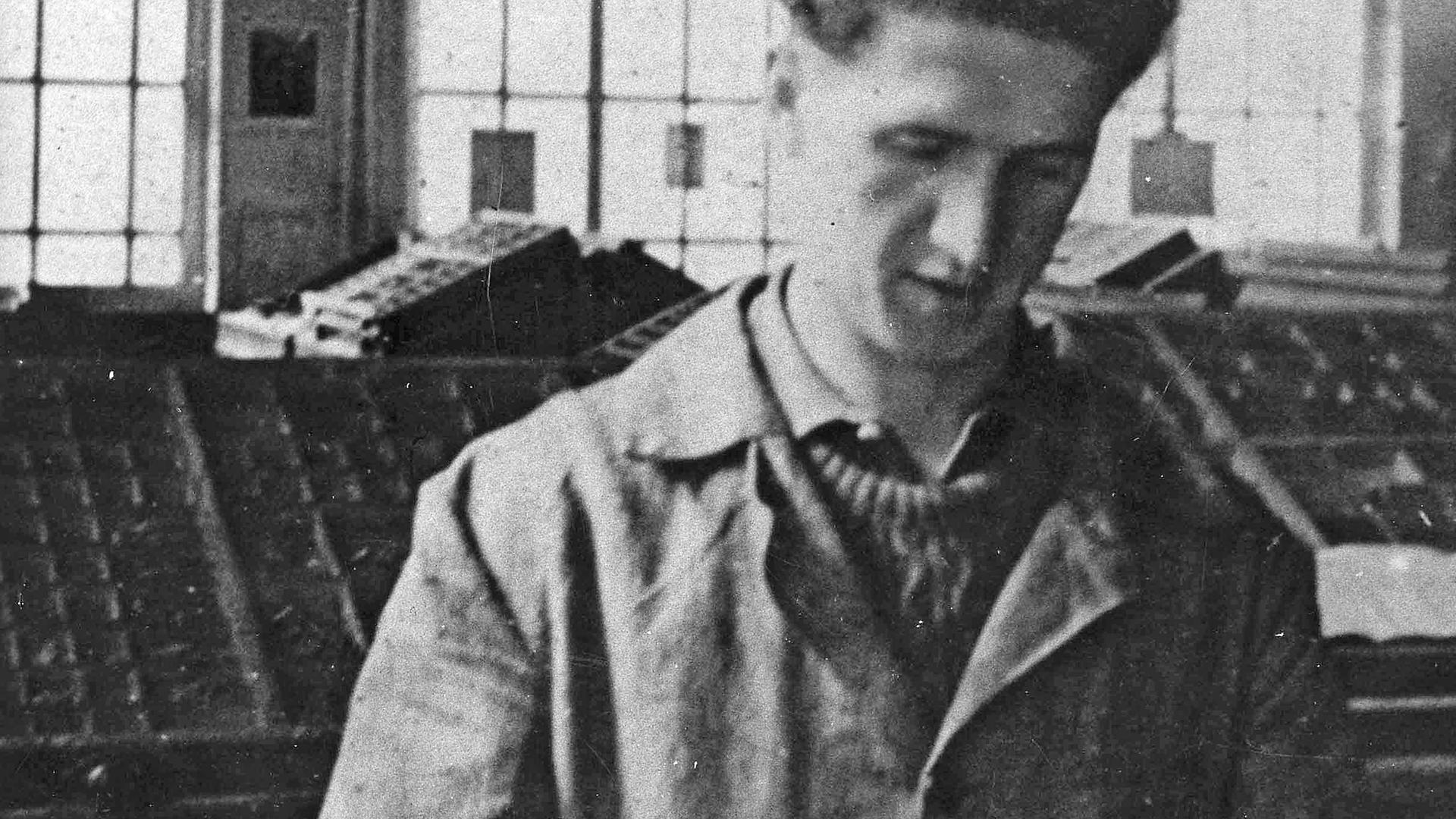 Léon Zeimes, 26 ans, typographe du "Wort", a été condamné à mort en 1942 et fusillé à Hinzert. 