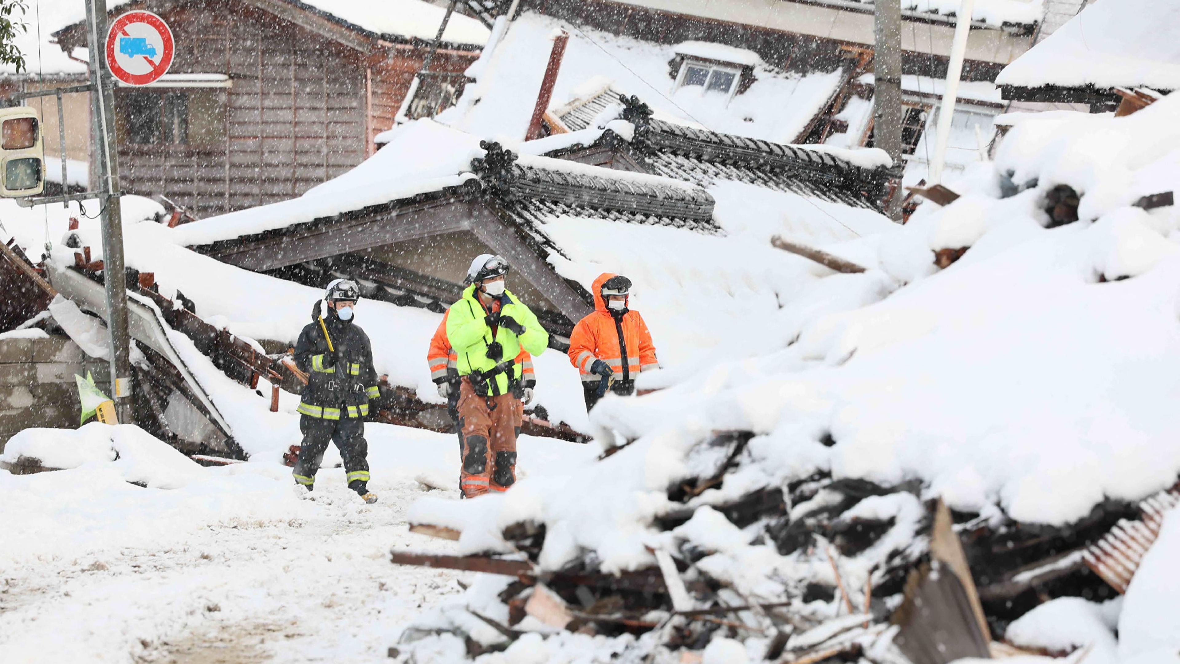 Séisme du Nouvel An au Japon: plus de 200 morts, selon un nouveau